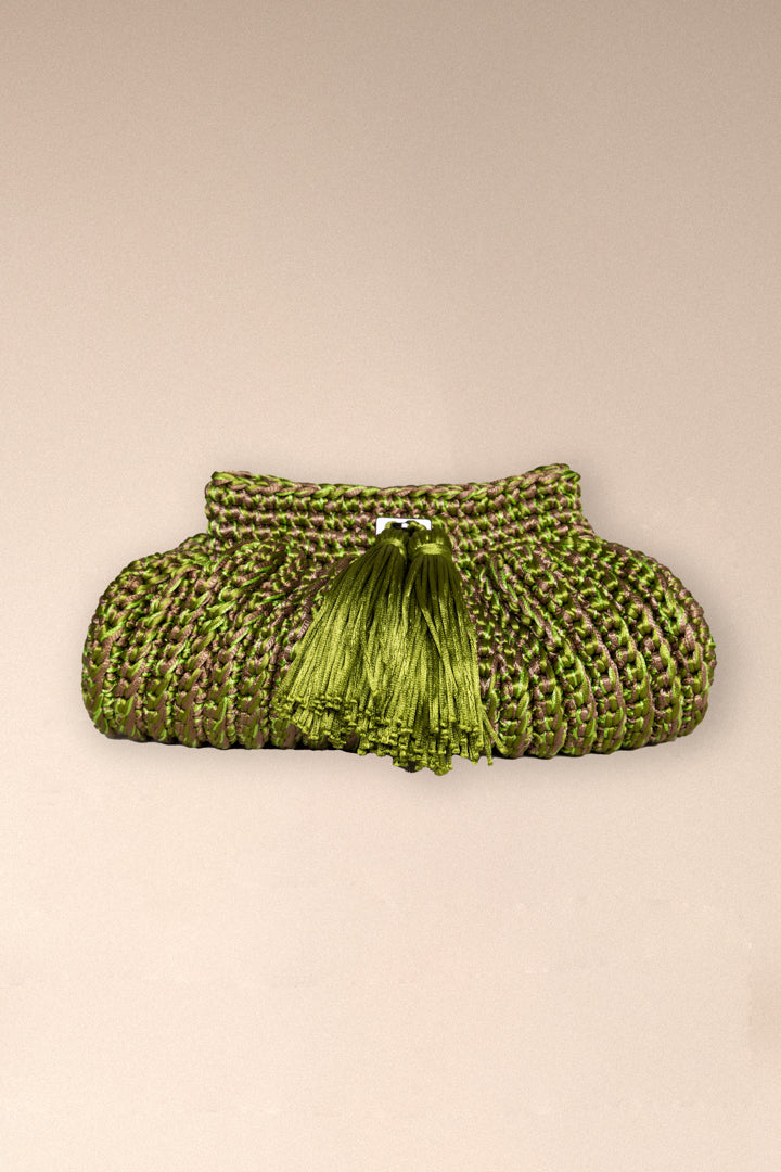 Cantiga clutch XL en color verde