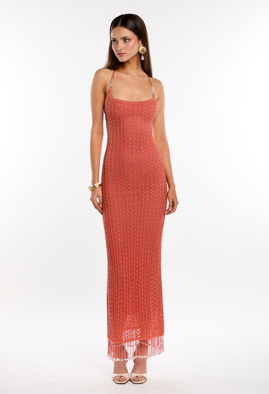 Vestido Capittana Ali Peach Dress