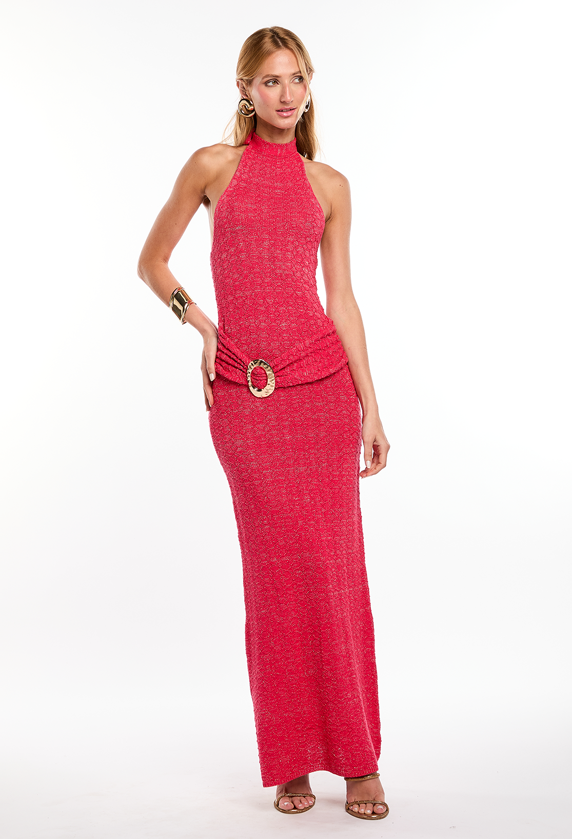 Vestido Capittana Ceci Red Dress