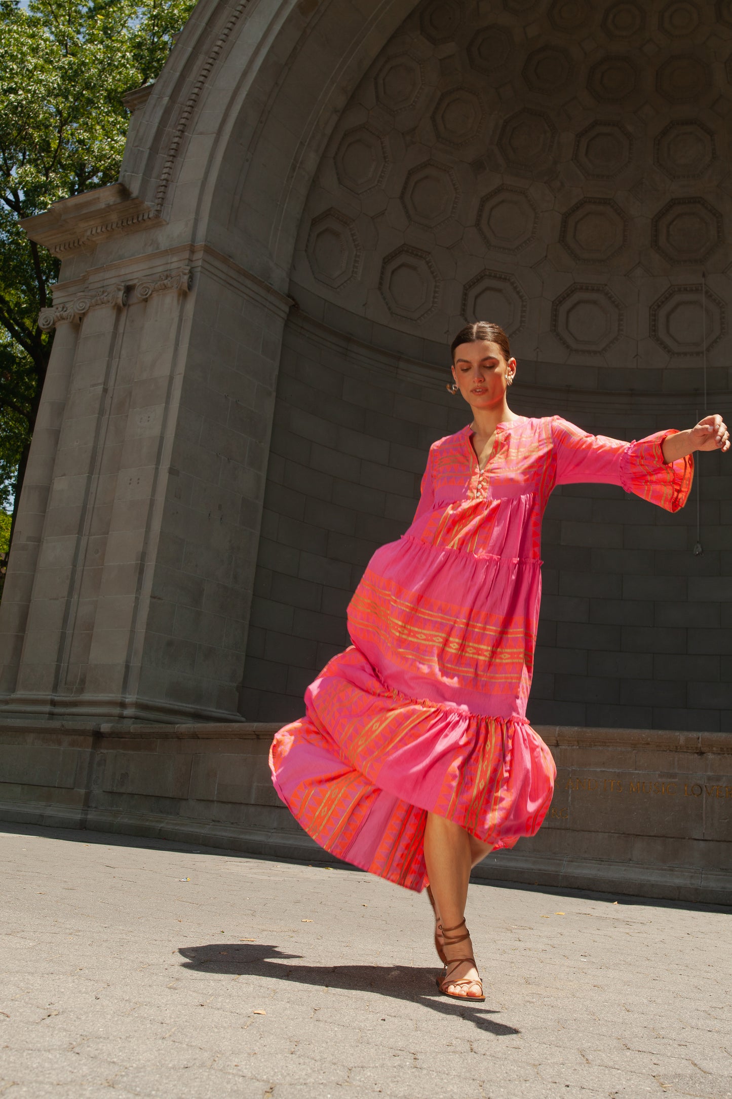 Vestido Catalina Dress Fiusha