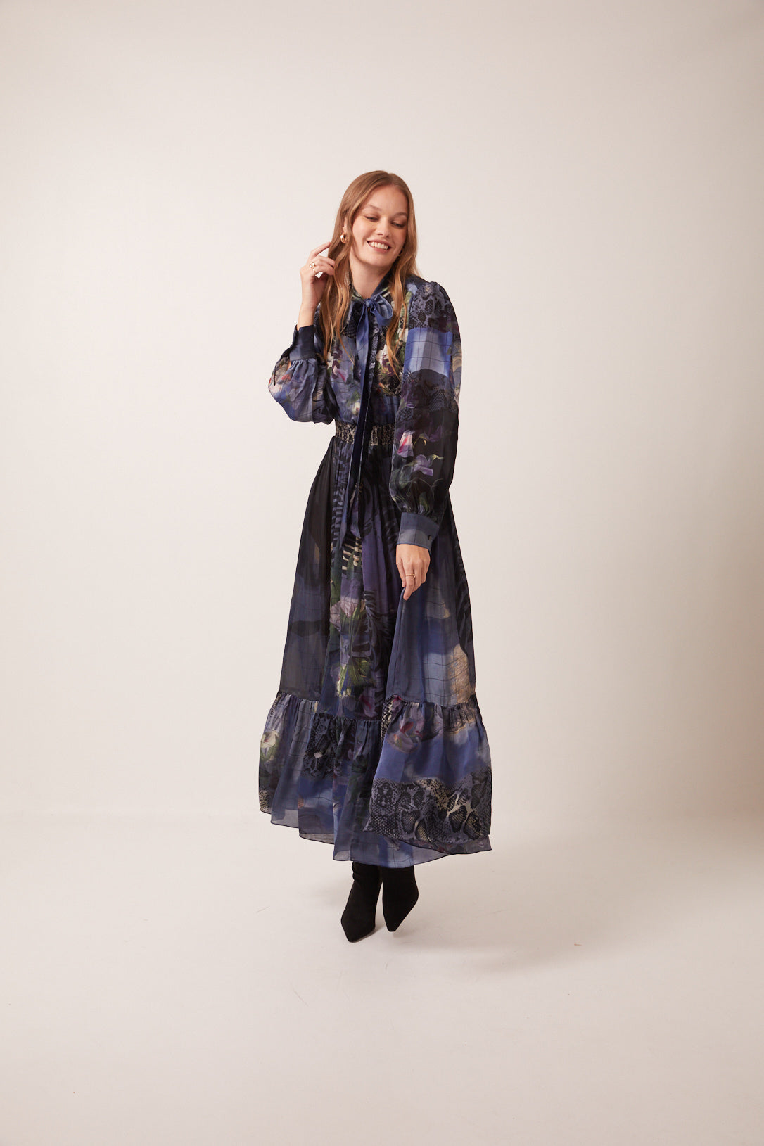 Vestido Falguni Savannah Midnite
