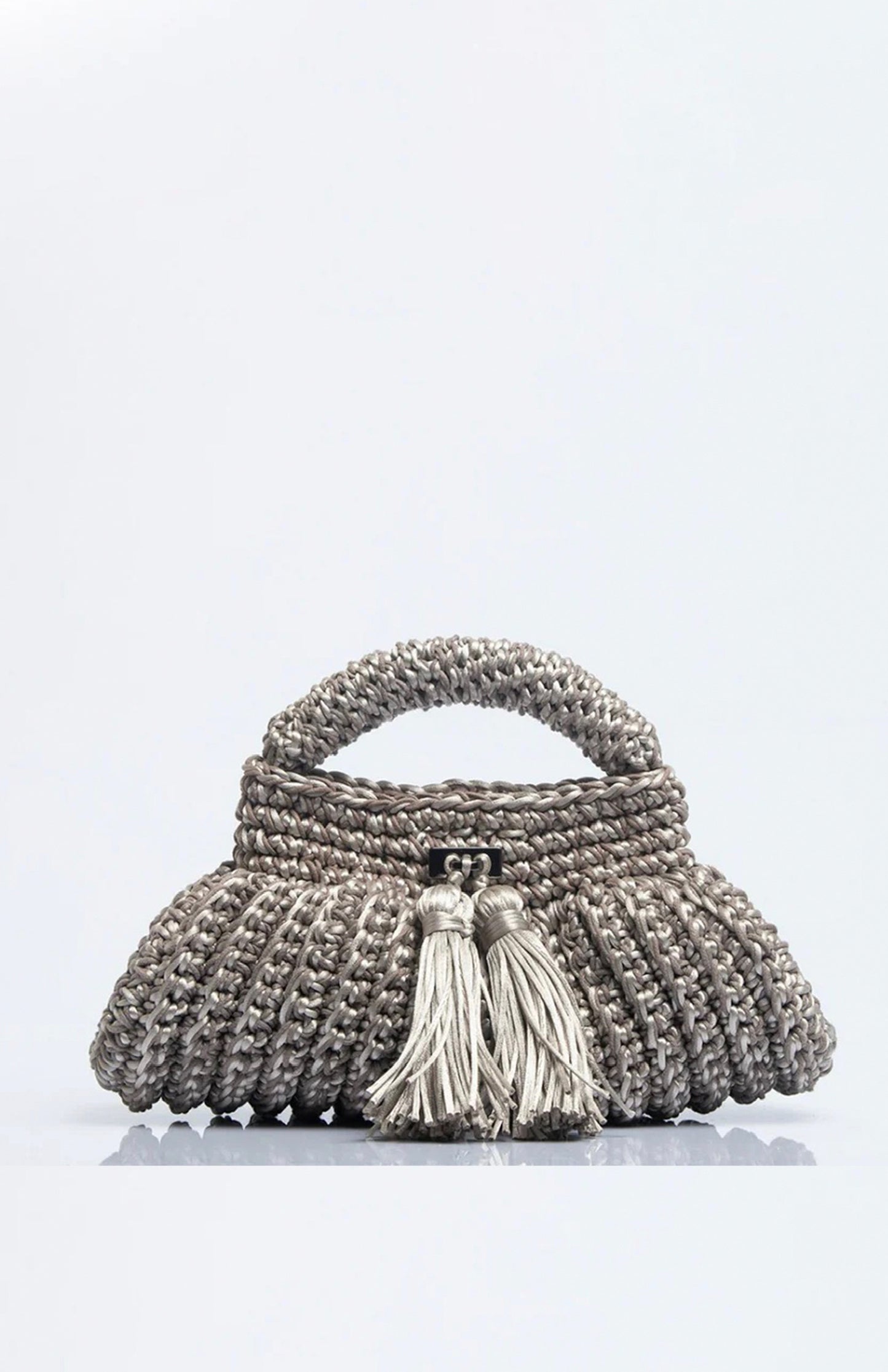 Bolso cantiga clutch en color gris