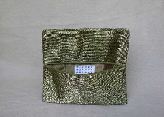 Bolsa Clutch Chaquiras Lisas