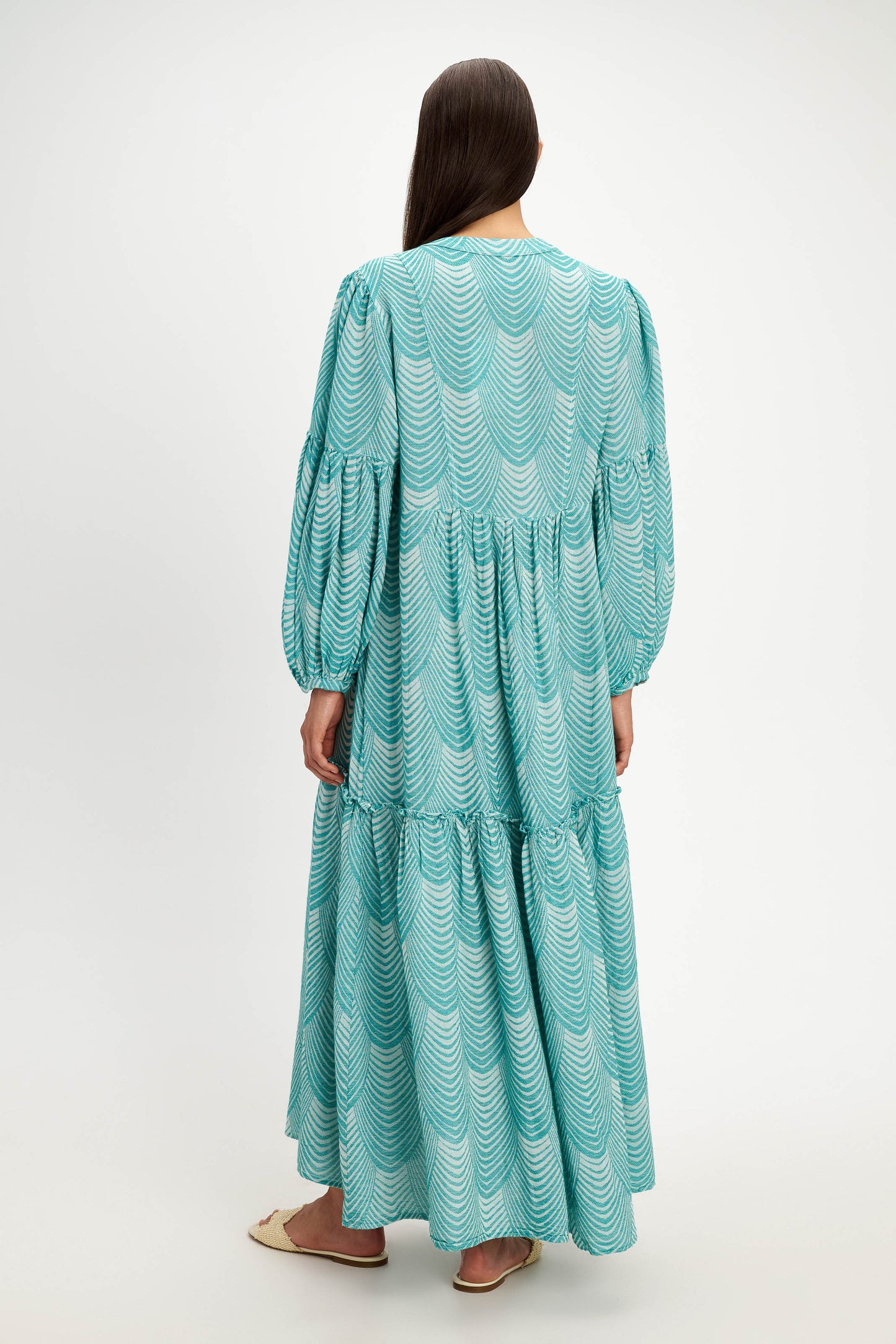 Vestido Mermaid Maxi Dress Long Sleeve