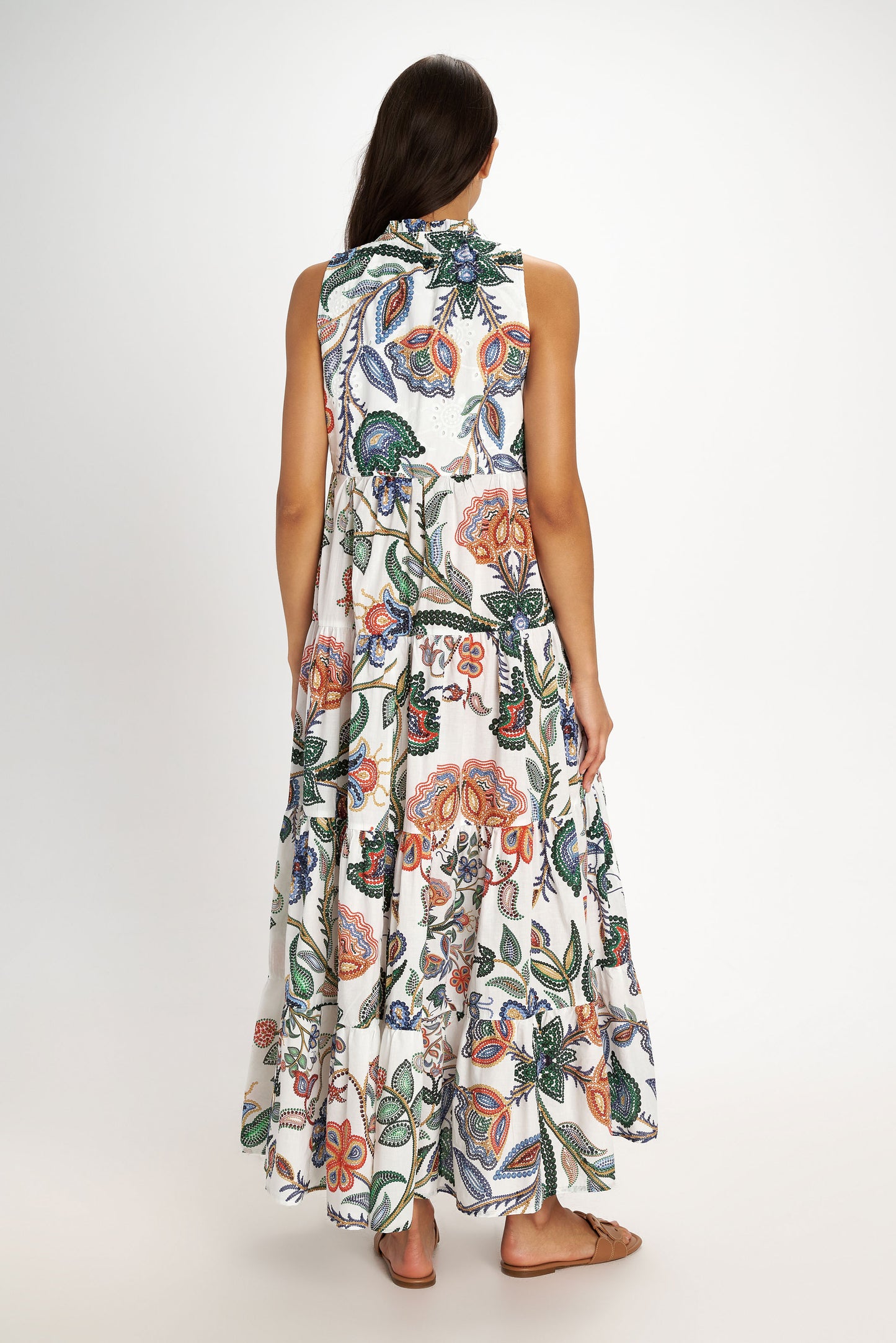 Vestido Fiskardo Broderie Sin Manga