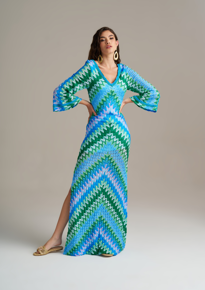 Vestido Pholya Island Blues