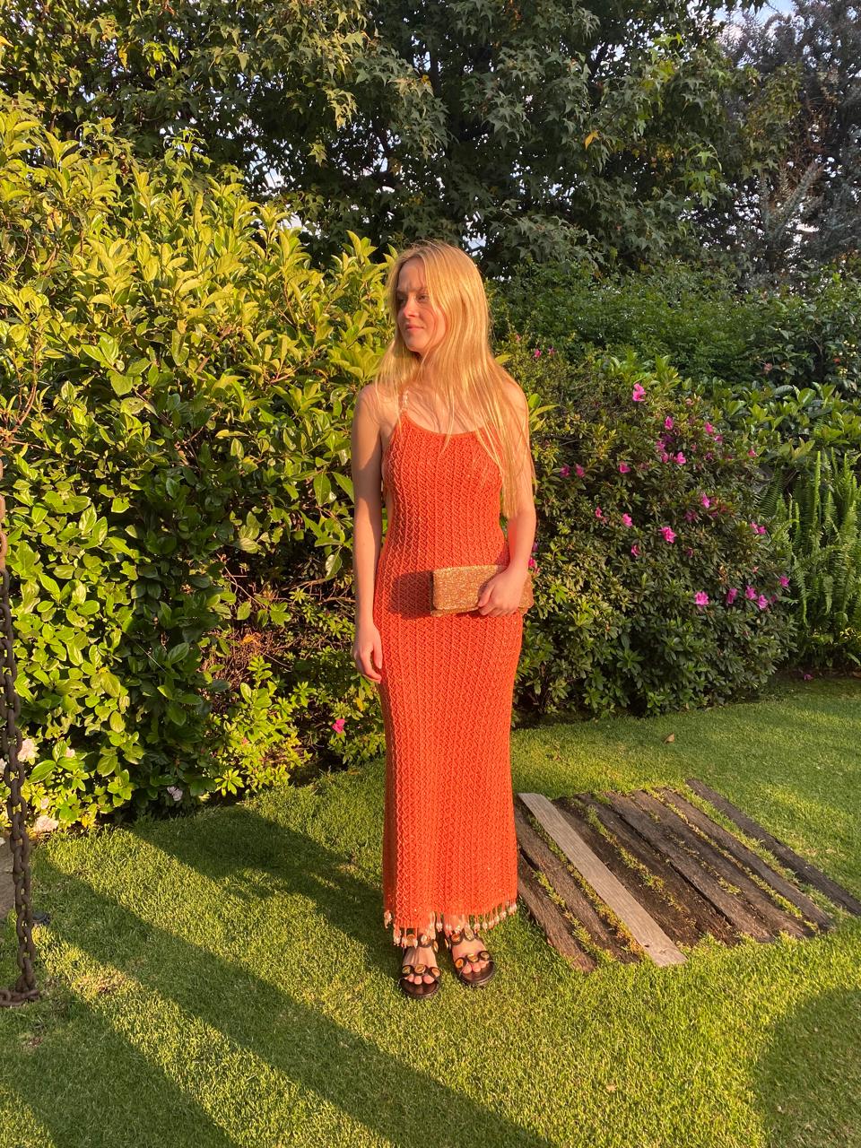 Vestido Capittana Ali Peach Dress
