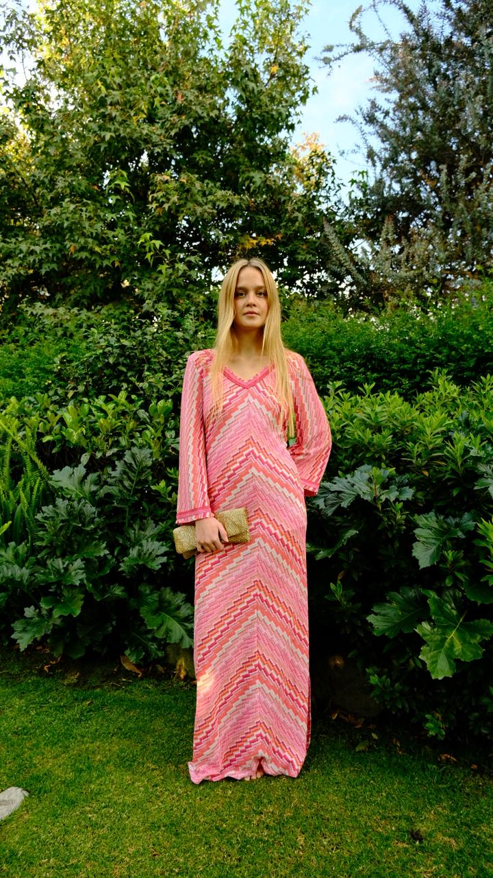 Vestido Pholya Electric Fuxia